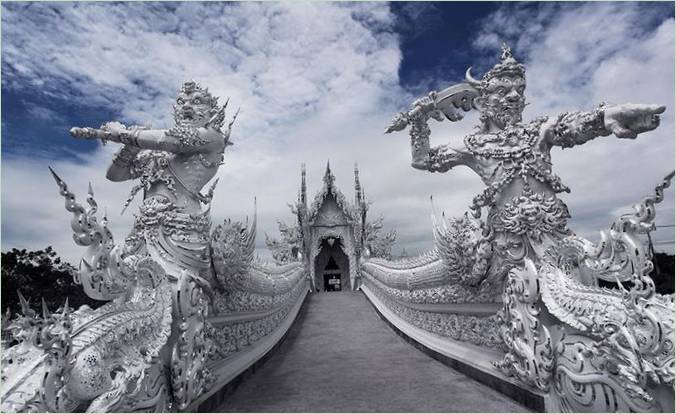 Bílý chrám v Thajsku
