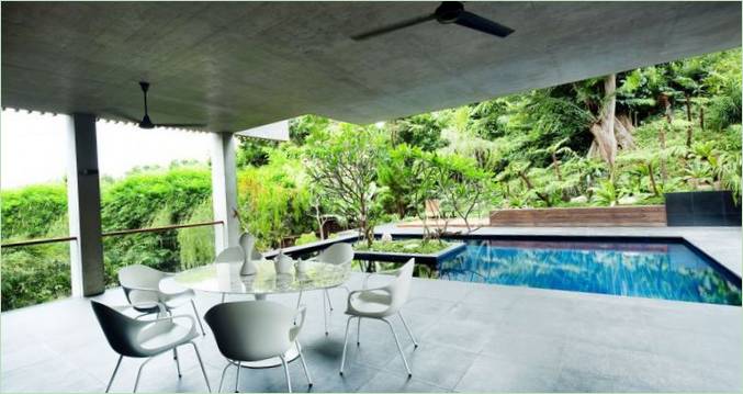 Moderní terasy s bazénem - Foto 31