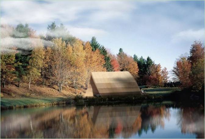 Rámovaný kotevní pavilon