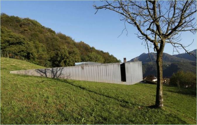 Fasáda alpské vily, Camillo Botticini, Itálie - foto 1