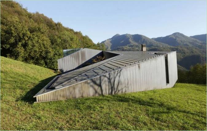 Vila na alpském svahu, Camillo Botticini, Itálie