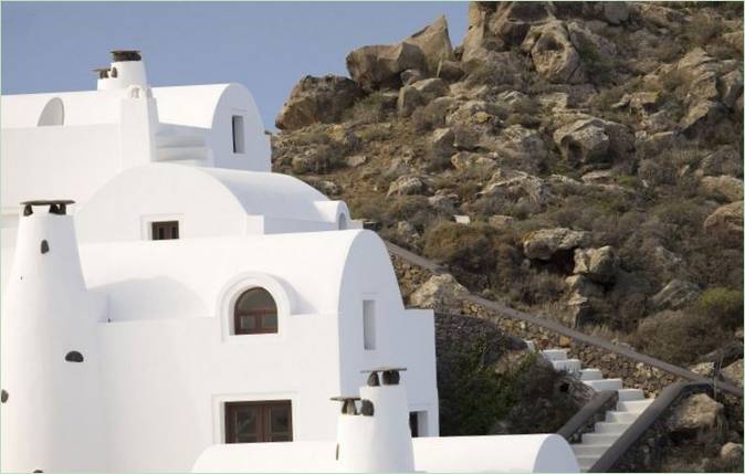 Vila Aenaon na Santorini, Řecko