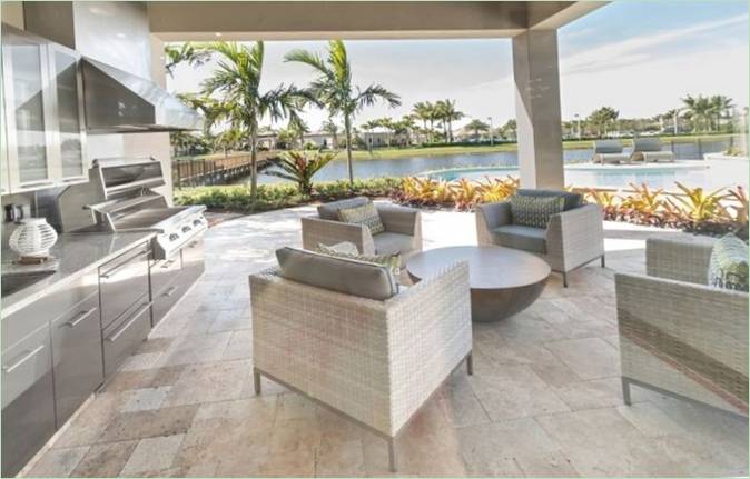 Moderní styl grilu. Foto: hl posey builders