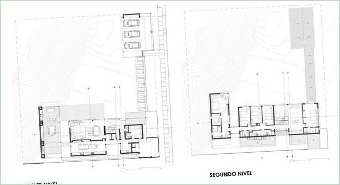 Plán domu od Prado Arquitectos