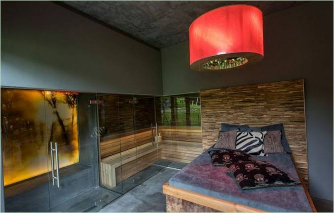 Design interiéru wellness vily v Nizozemsku