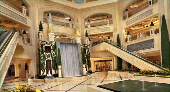 Vnitřní lobby hotelu Palazzo