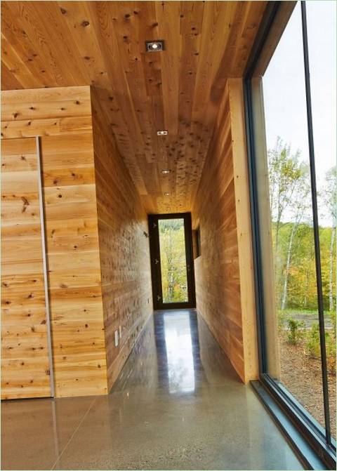 Návrh dřevěného domu v Quebecu