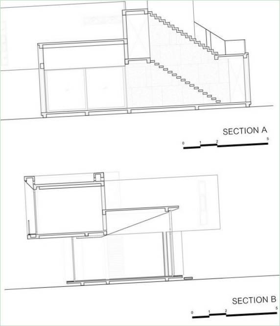 Dispozice domu W House od IDIN Architects