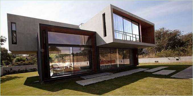 Panoramatická okna domu W House
