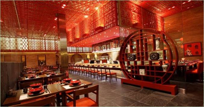 Interiéry restaurací ve Venetian Macao