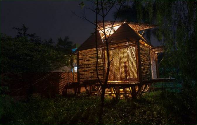 Bambusové noční osvětlení BB Home