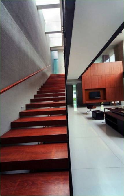 Minimalistický design interiéru soukromé rezidence od Chrystalline Artchitect