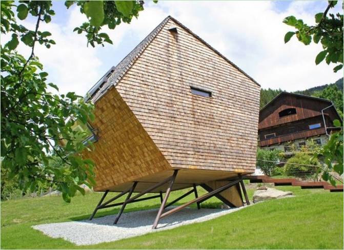 Neobvyklý dům Ufogel v Rakousku
