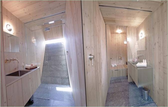 Domácí koupelna Ufogel v Rakousku
