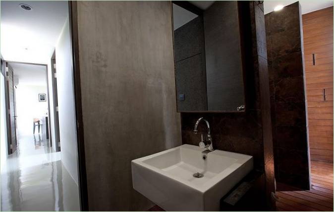 Moderní design interiéru koupelny