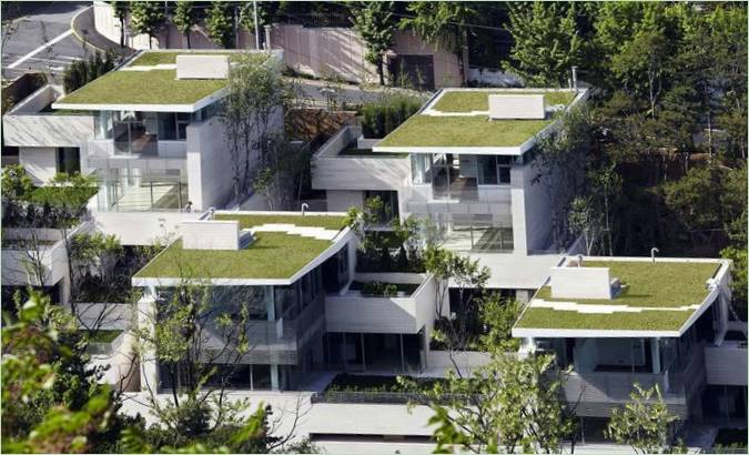 Komplex Seongbuk Gate Hills na malebných svazích Soulu