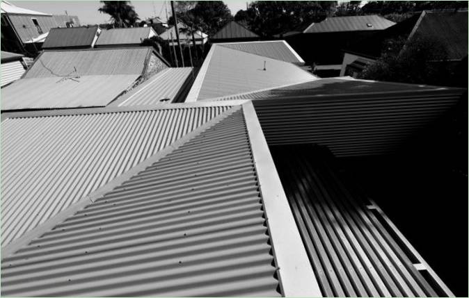 Střecha domu od Bourne Blue Architecture v Austrálii