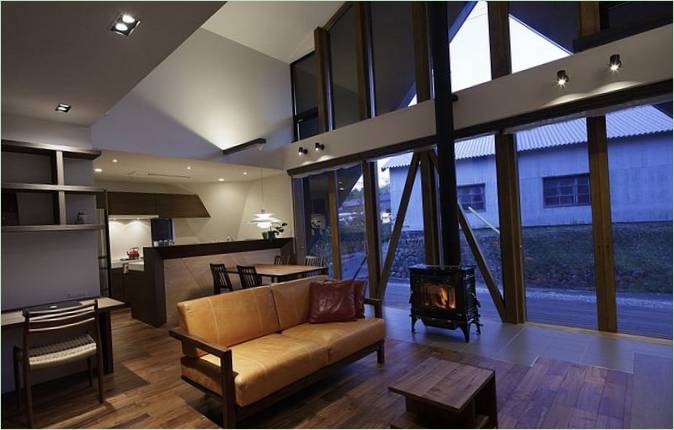 Design interiéru obytného prostoru Origami House