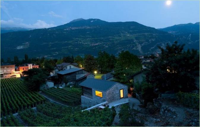 Design venkovského domu Hermanier ve Švýcarsku