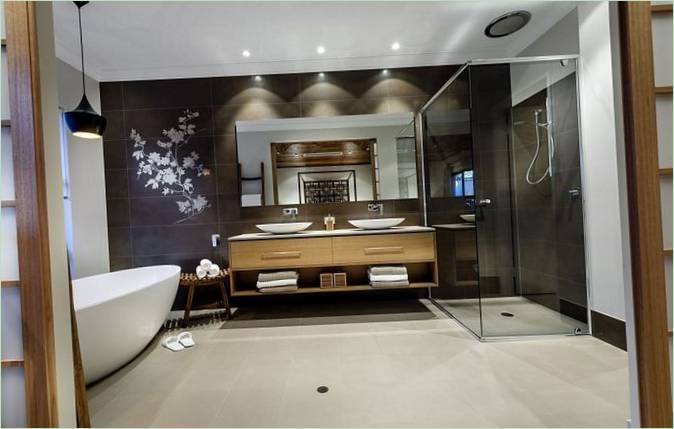 Koupelna v rezidenci Azumi v Austrálii