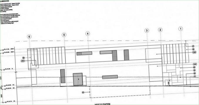 Půdorys západního patra Box House, Strathfield