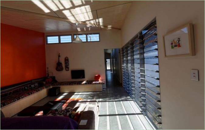 Obývací pokoj v domě od Bourne Blue Architecture v Austrálii