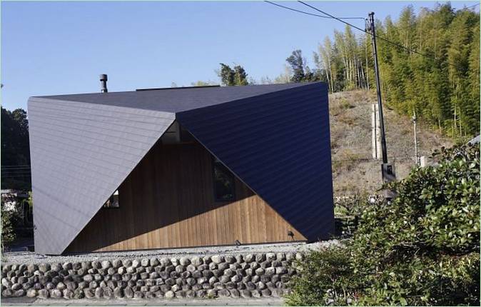 Exteriér Origami House v Japonsku