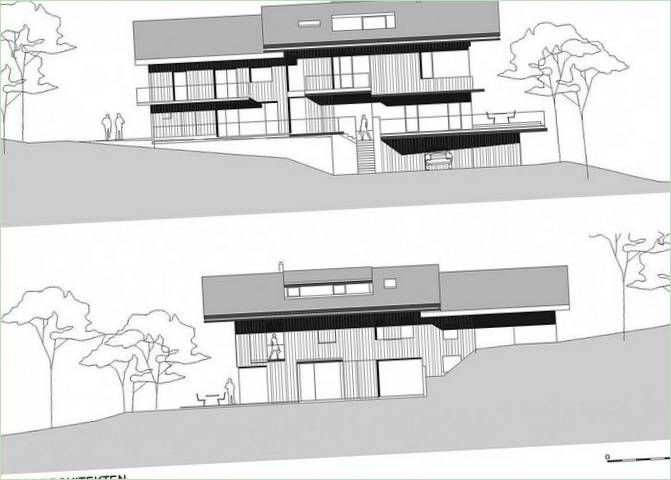 Plán Haus Wiesenhof od Gogl Architekten