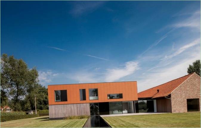 Bohatá stodola, exkluzivní dílo studia Pascal François Architects, Aalst, Flandry, Belgie