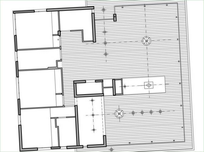 Jednopodlažní moderní dům Bnei-Dror od Amitzi Architects v Izraeli