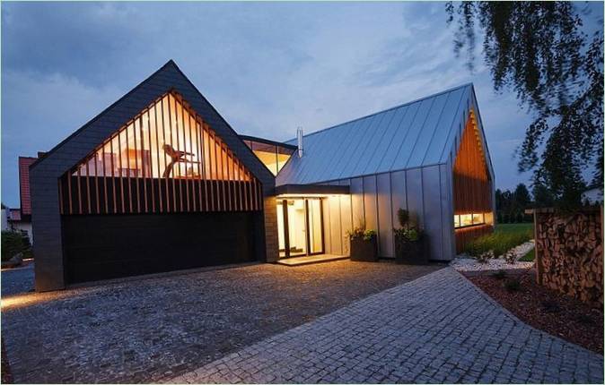 Moderní design domů v Polsku