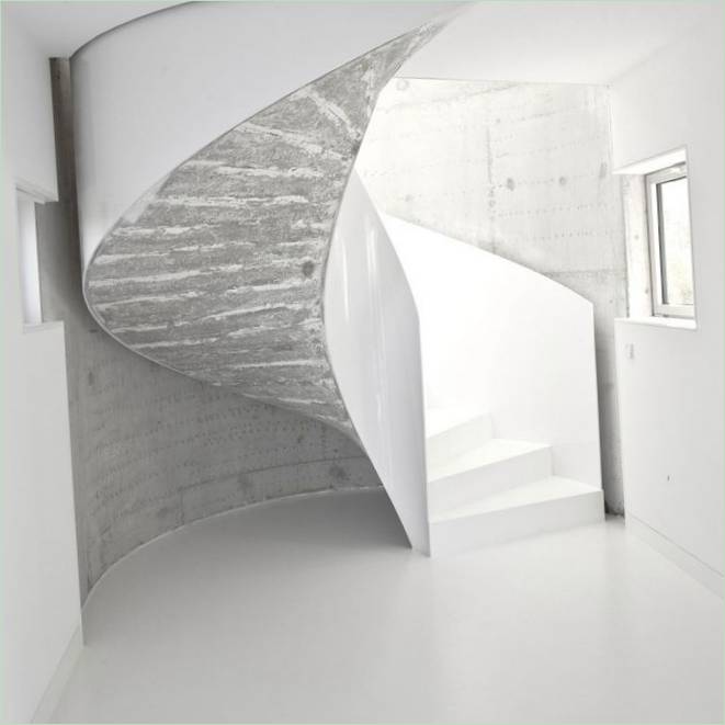 Minimalistický projekt Casa V by Dosis, La Coruña, Španělsko