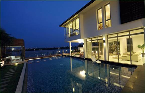 Moderní design luxusní vily Baan Citta