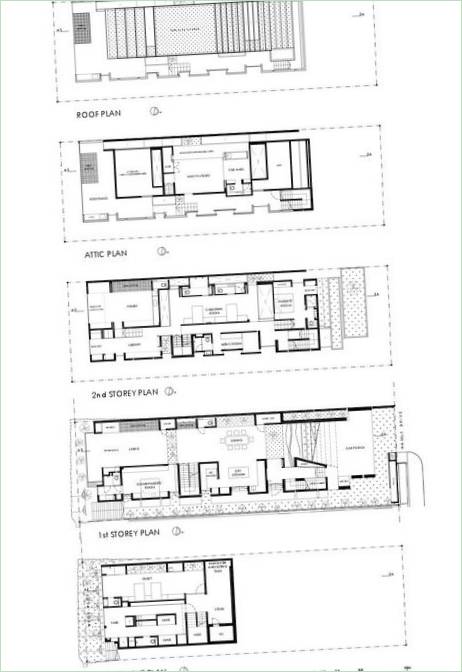 Interiér soukromého domu Namly House od CHANG Architects, Chicago, USA