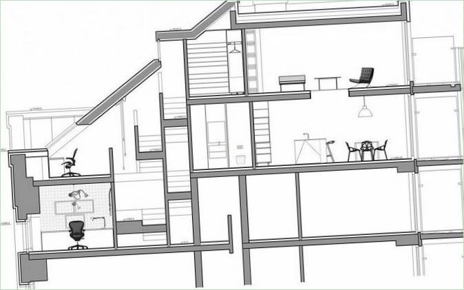 Rekonstrukce moderního trojdomu Cornlofts