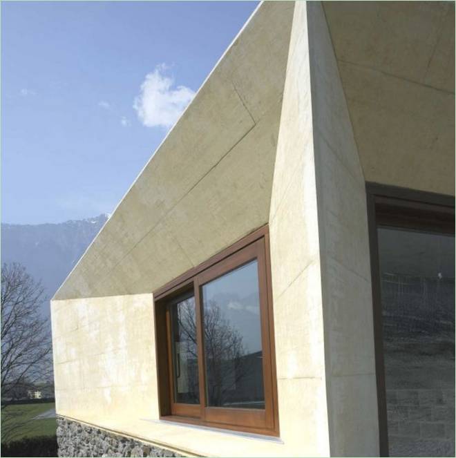 Návrh interiéru domu ve Švýcarsku