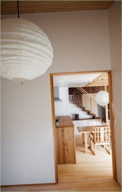 Návrh interiéru kuchyně s jídelnou v Cocoon House