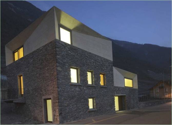 Návrh interiéru pro dům ve Švýcarsku