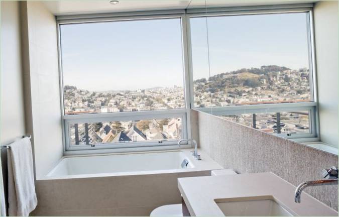 Koupelna s panoramatickým výhledem