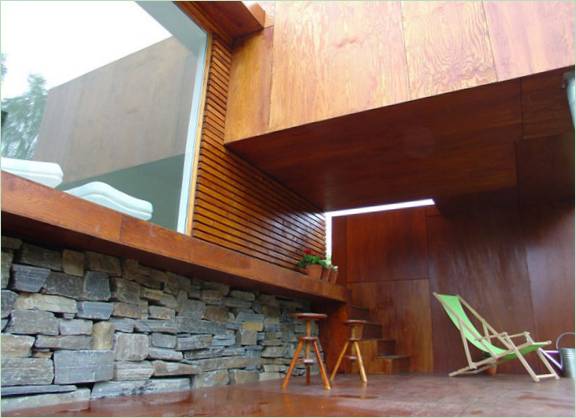 Terasa minimalistického norského domu