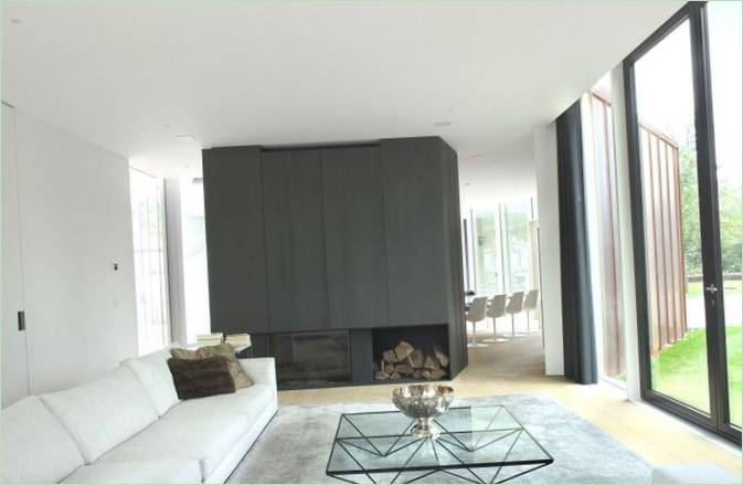 Moderní design interiéru obývacího pokoje