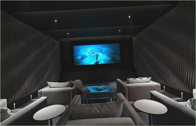 Domácí kino v domě West London House