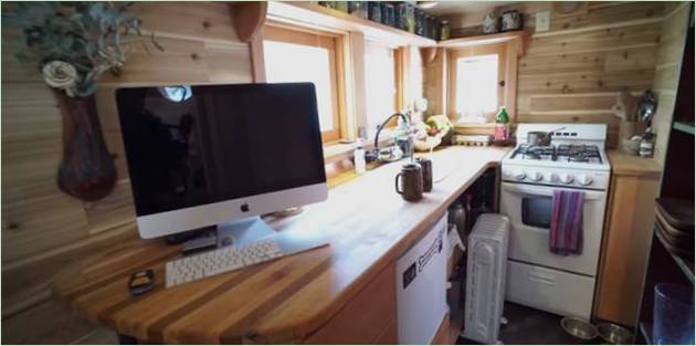 Design mobilních domů - kuchyně