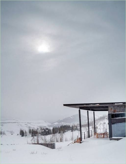 Venkovský dům ve Wyomingu, USA