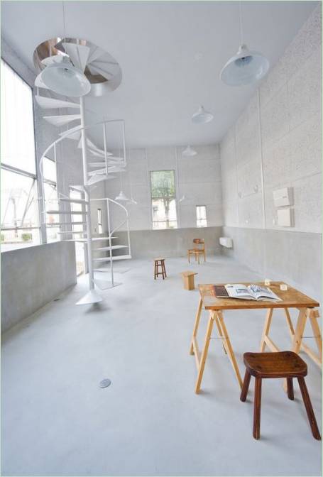 Interiér soukromého domu K House v Ósace