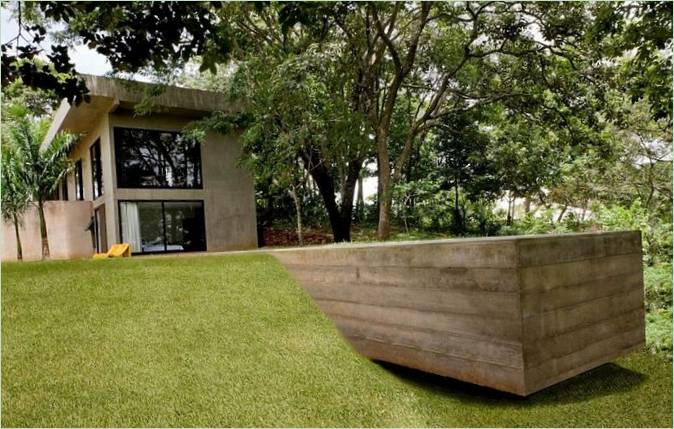 Casa Da Caixa Vermelha design soukromého domu