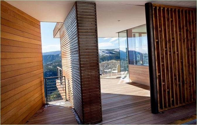 Design otevřené dřevěné verandy