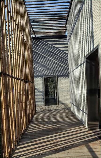 Moderní design domu Bamboo Courtyard House