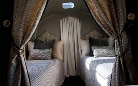 Design interiéru přívěsu Airstream