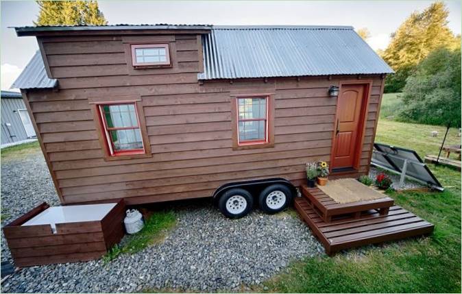 Fasáda domu Tiny Tack House